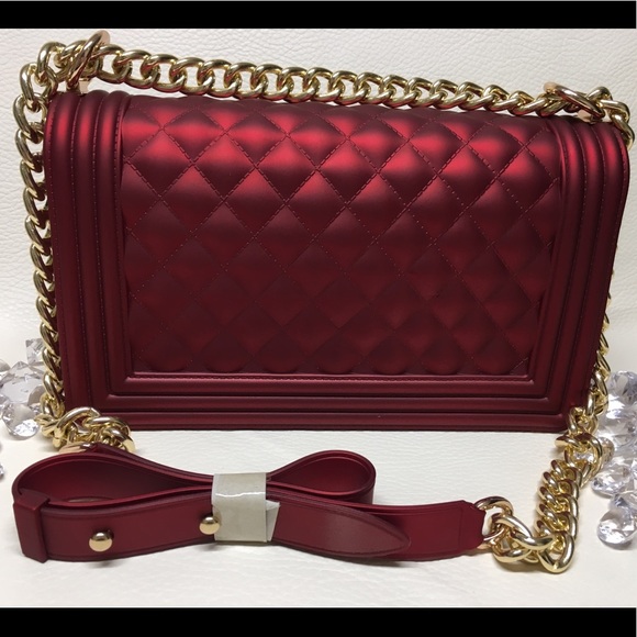 MAROON JELLY PURSE 😍 - Picture 2 of 2